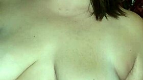 Hairy pussy dripping with cum after intense creampie session.