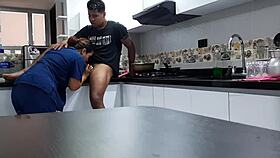 i convinced the employee in the kitchen