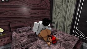 Boldly Fucking A Fan Rough In Doggy Style, Deepthroating Bent Over In A Roblox Condo!