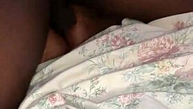 BBW Stepmother Masturbates On Bed, But I Help With My Big Cock?