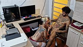 Woke up horny, asked half-brother for a nice fuck