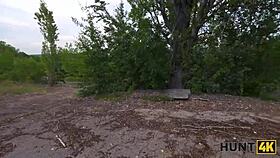 my beautiful brunette babe enjoys hardcore assfucking with old stranger outdoors