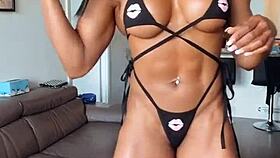 erotic hot female muscle babe fbb 28