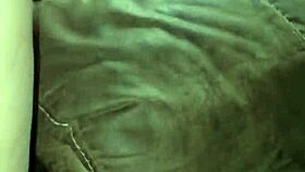 Hairy pussy dripping with cum after intense creampie session.