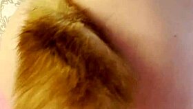 Intense Masturbation With Butt Plug Leads To Powerful Squirt