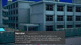 let's play this headmaster's fantasy with a blonde babe 😍