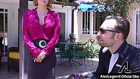 Alex Legend rides deep in outdoor hairy skirt adventure.