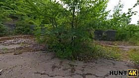 my beautiful brunette babe enjoys hardcore assfucking with old stranger outdoors