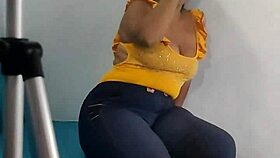 my damn step-nephew fucking my milf wife bent over!!