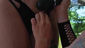 fucking my friend hard on the balcony, yeah!