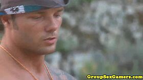 Are These Babes Facialized On The Beach?