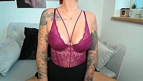 Camgirl nina devil from germany shows her monster tits