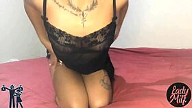 showed my cuck how i handle a thick cock