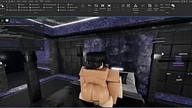 Slut getting fucked by a femboy on roblox