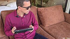 I Fuck Blind Man's Daughter Next To Him!