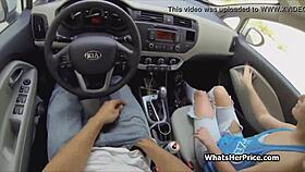 Picking up and fucking that short-haired blonde cutie on the street.