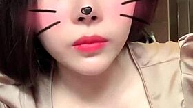 สาวเอเชียหน้าอกใหญ่ไลฟ์สดบนบิโก