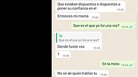 My girlfriend tells her sexy story about leaving with a friend 😏