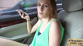 Innocent Hitchhiker Jenna Marie Gets Fucked Publicly.