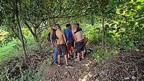 naked orgy on the trail