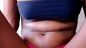 African beauty gets fucked until she creams.