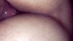 my tight ebony pussy getting slowly filled with cock.