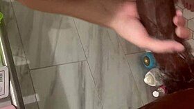 Stepbro says, 'try anal in shower, sis! 😱 huge dick'