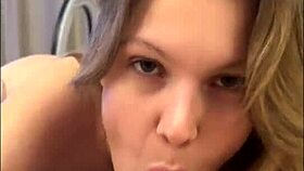 Stream ends with real hardcore fuck and cum on petite girlfriend's ass