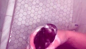 Stepbro says, 'try anal in shower, sis! 😱 huge dick'