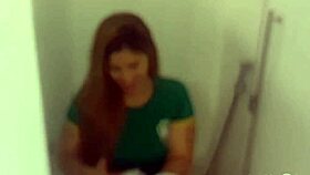 No clients, so bathroom fun with security guard 😜