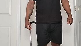 good morning getting undressed to spread buttocks open