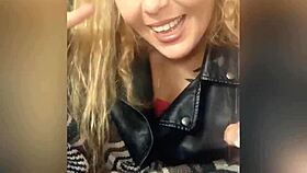 me being funny and enjoying the night