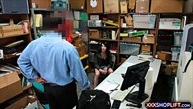 That teen shoplifter offered a blowjob and fuck after getting caught 😏