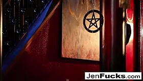 i helped leya the cat with a milk enema jen hexxx milf