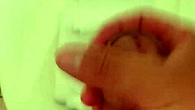 Watch this Asian solo masturbation lead to intense ejaculation?