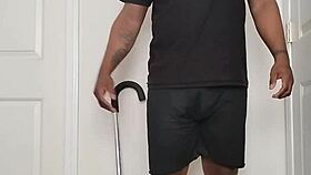 good morning getting undressed to spread buttocks open