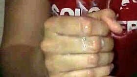 Big Cock Strokes Huge Load Cumshot