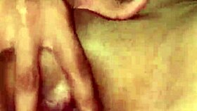 Sexy teen explores her natural boobs and tight pink pussy