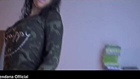 oiled hotwife in heels for extreme session