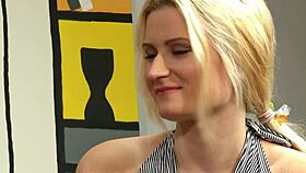 How badly does this milf mother-in-law crave cock? She fingers her shaved pussy and masturbates intensely.