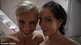 Two milfs share a moment in a homemade hardcore scene full video