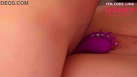 Hey, check out this extreme closeup of a pretty pussy getting fucked with a cock ring