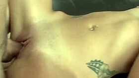 Cute chick moans loud during rough one-on-one sex 😍