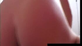 hot blonde loves riding my cock... oops