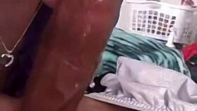 White girl sucks big Indian cock! Oh, the interracial pleasure!