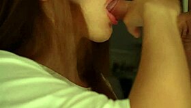 Cumshot compilation featuring a skinny young girl with natural tits and wet pussy