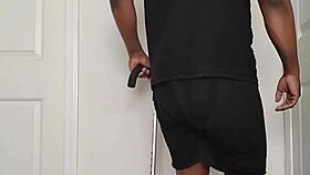 good morning getting undressed to spread buttocks open