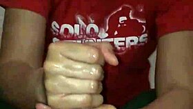 Big Cock Strokes Huge Load Cumshot