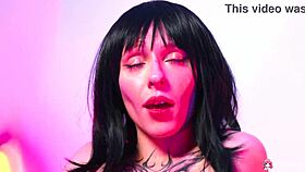 Stella Bliss masturbates with toys on her naked ass