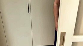 Russian student fucked in doggystyle by courier